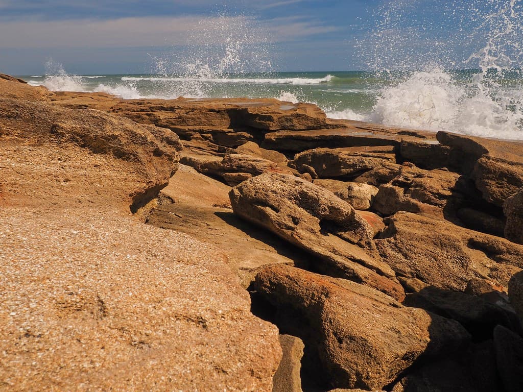 Washington Oaks Gardens Beach Drama