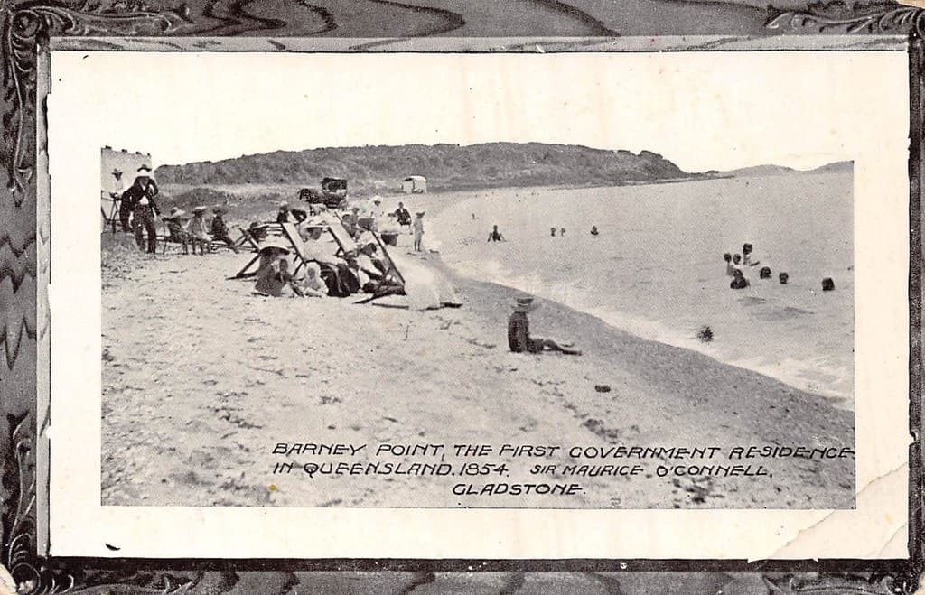 Barney Point, site of the first Government residence in Queensland in 1854
