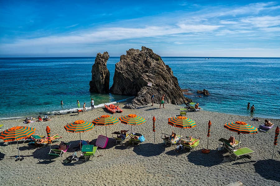 Bonassola Beach — photo by Roberto.Trombetta