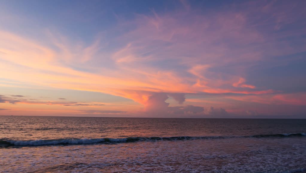 Dripstone Cliffs Sunset - February 2015 - Casuarina Beach, Darwin, Northern Territory, Australia