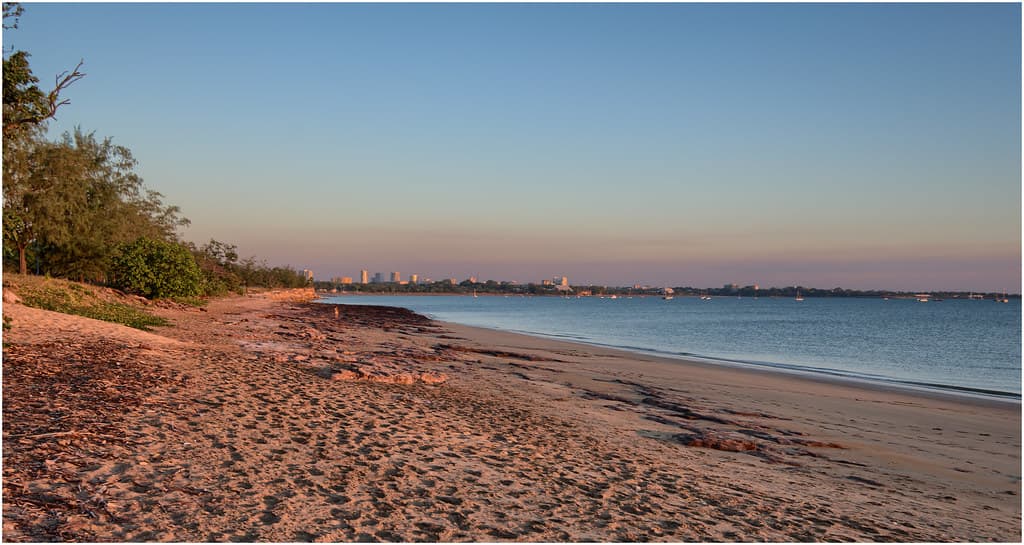 Darwin CBD from Fannie Bay Beach