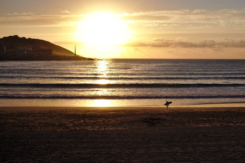 Praia de Riazor — photo by Woopi