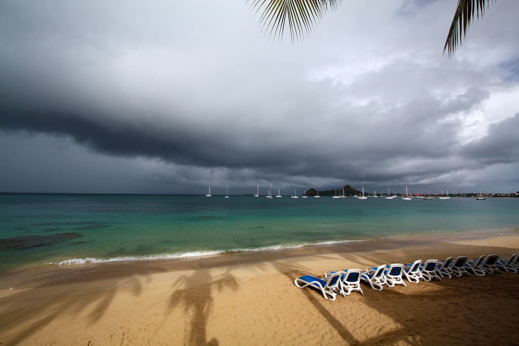 Jalousie Beach — photo by fishwasher