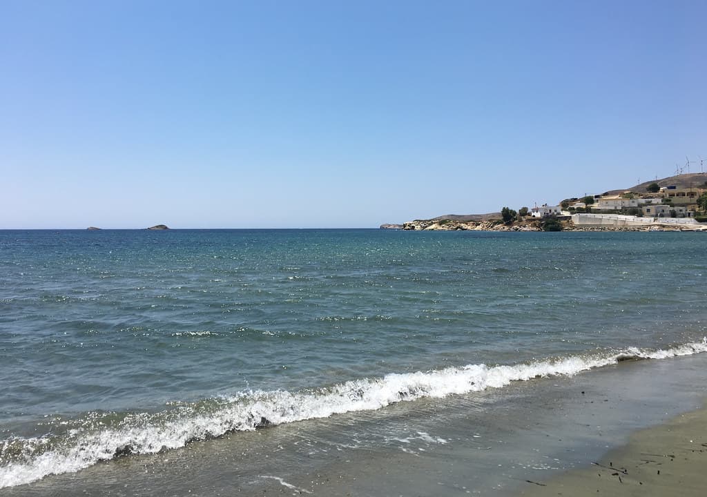 Agia Marina Beach — photo by Luigi Rosa