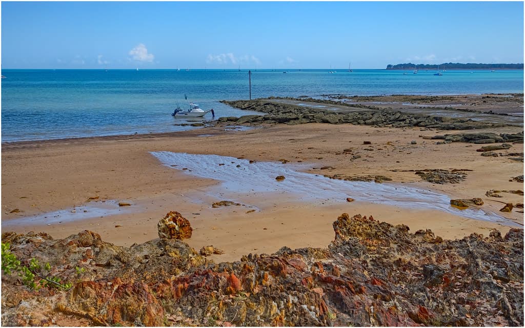 Conacher Street Boat Ramp at low tide