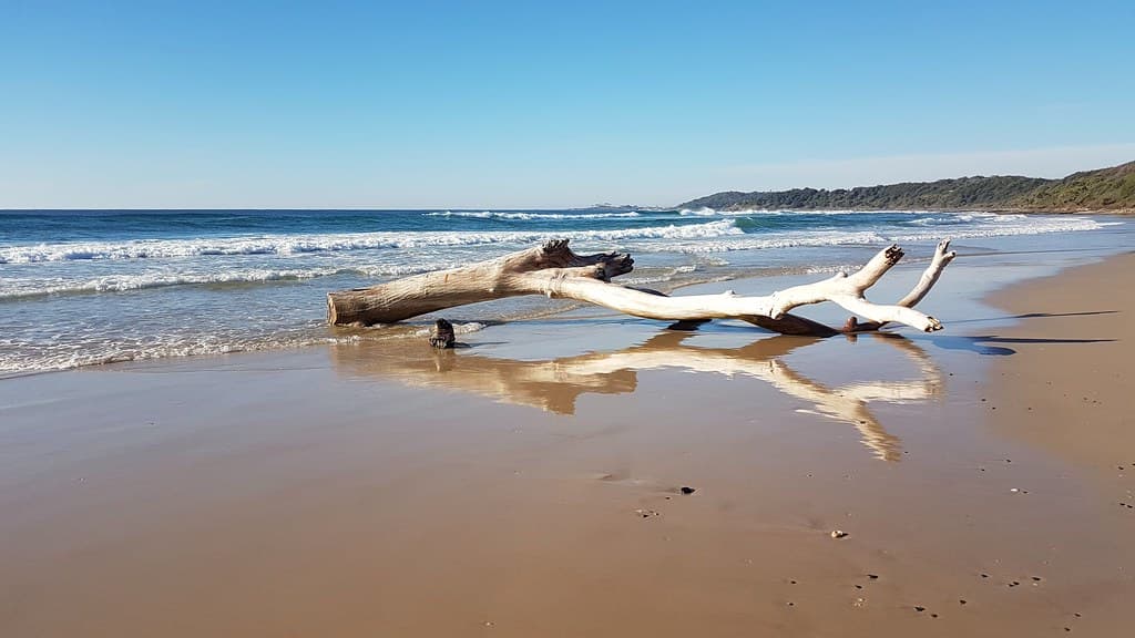 Yamba. Winter morning reflection