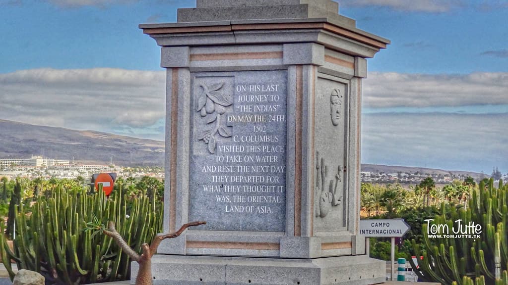 Monumento a Cristóbal Colón, Maspalomas, Gran Canaria, Spain - 4788
