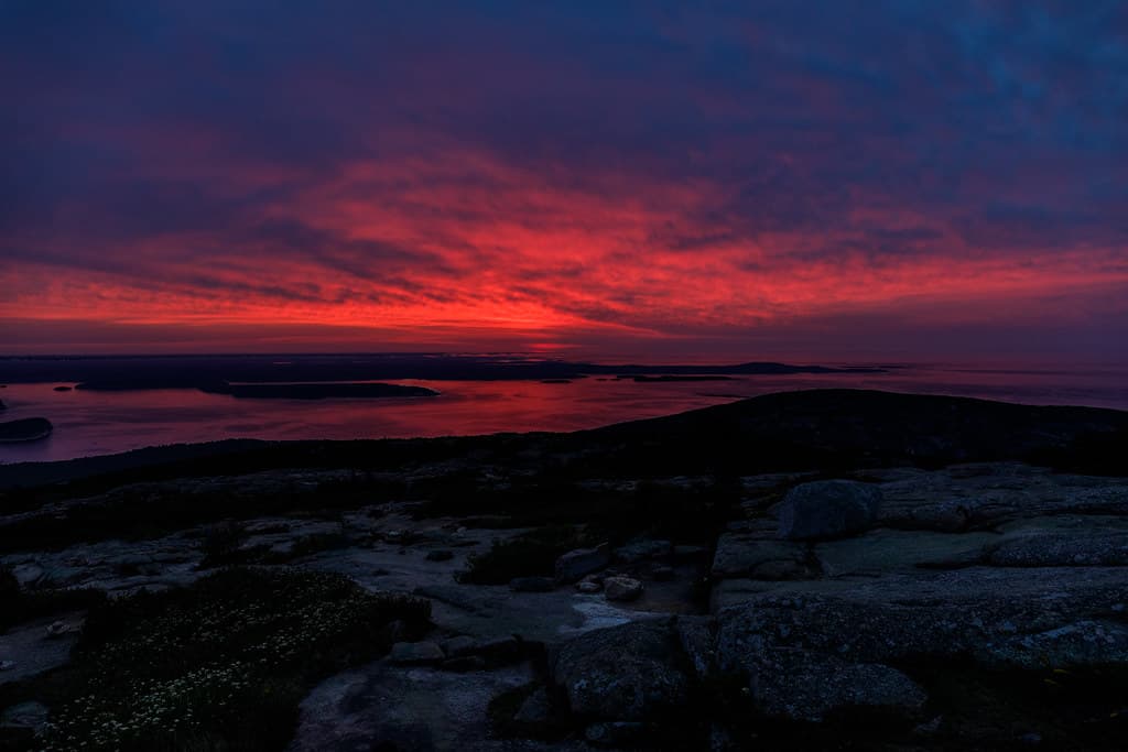 Sunrise at Cadillac Mountain