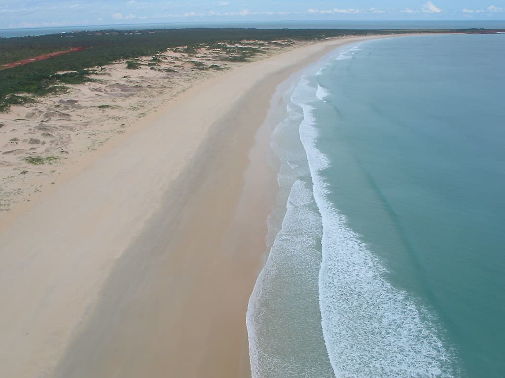 Cable Beach from the air