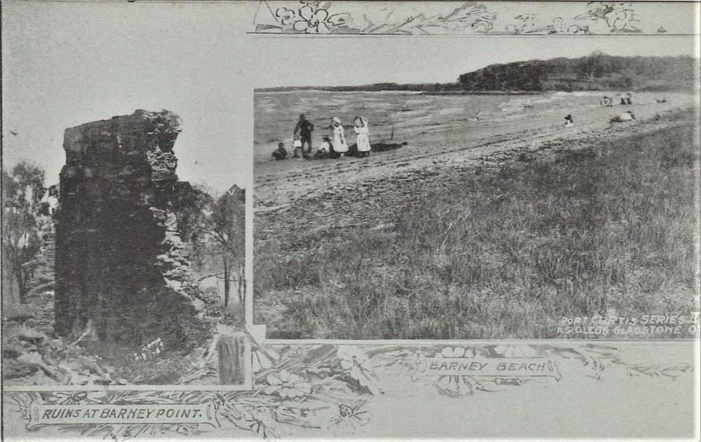 Barney Point and Barney Beach near Gladstone, Qld - circa 1906