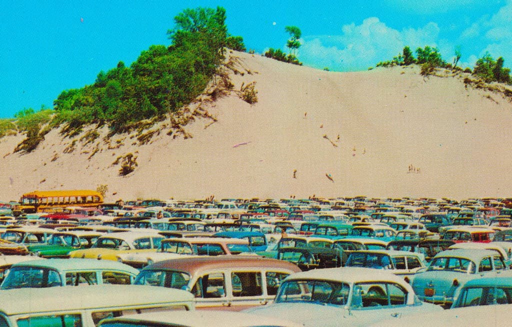 SW Bridgman MI GREAT 1950s CARS at the WARREN DUNES STATE PARK 1,952 acres of recreational opportunities along the beautiful shore of Lake Michigan in southwestern Michigan1