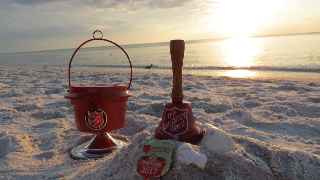 Delnor-Wiggins Pass State Park at Sunset with the Red Kettle