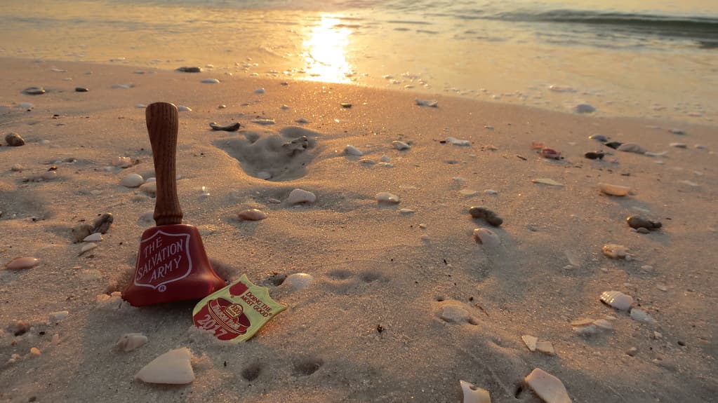 Delnor-Wiggins Pass State Park at Sunset with the Red Kettle