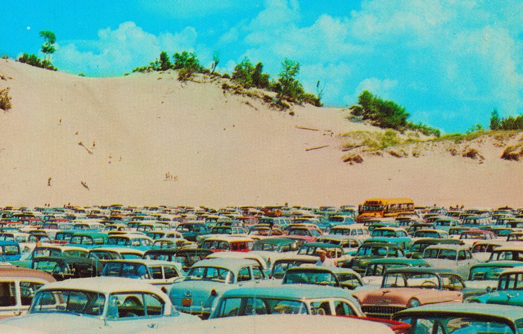 SW Bridgman MI GREAT 1950s CARS at the WARREN DUNES STATE PARK 1,952 acres of recreational opportunities along the beautiful shore of Lake Michigan in southwestern Michigan2