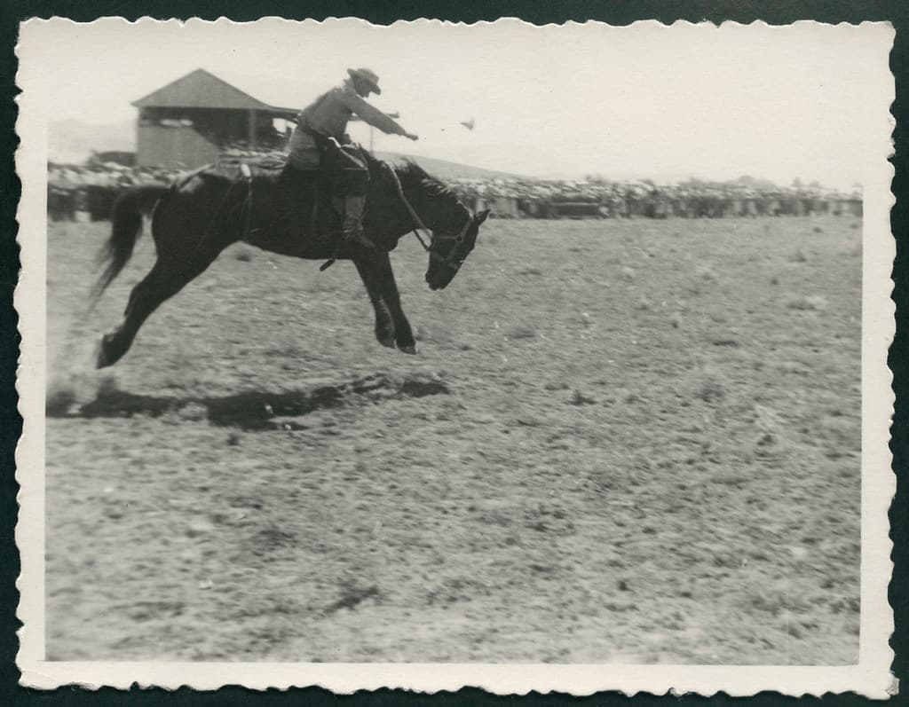 Archiv O867 Rodeo in den USA, 1940er