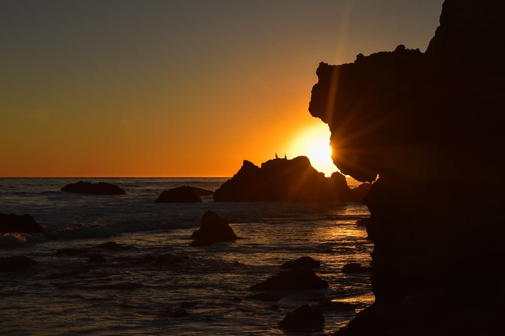 Sunset on El Matador