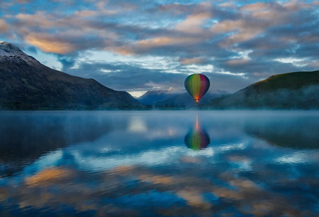 A Balloon In The Morning Fog