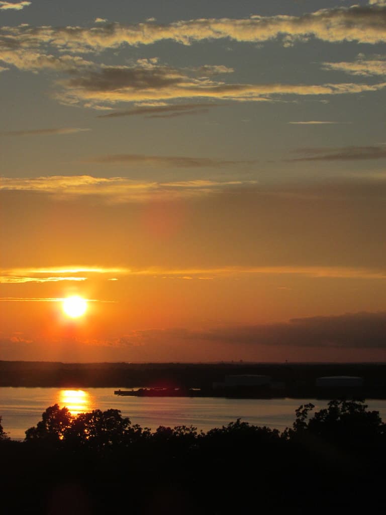 Solstice sunset, 6/21/2015 JFK Park, Fall River, Ma