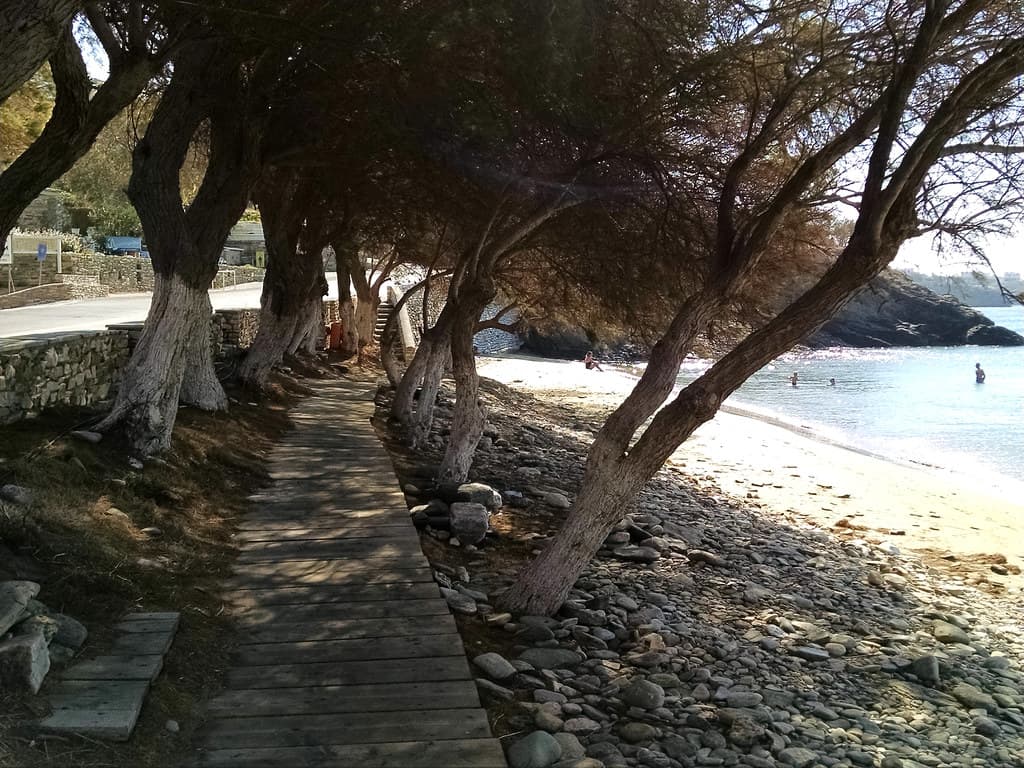 Agios Sostis Beach — photo by jmlwinder