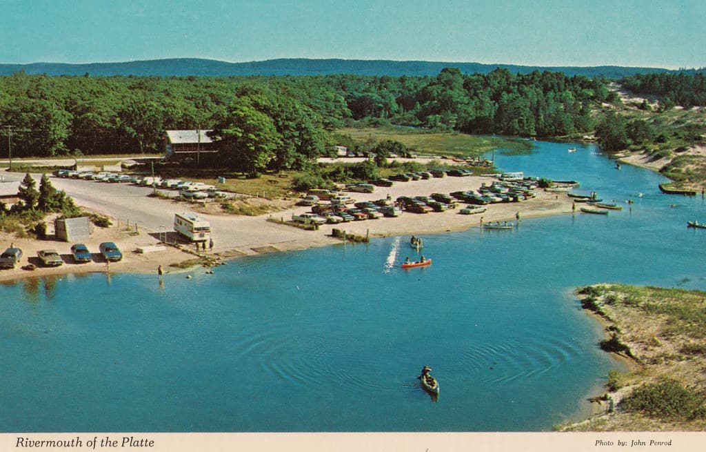 NW Honor Empire MI THE WINDJAMMER RESTAURANT Beach Babes and Family FUN beautiful Platte Bay Rivermouth off M22 once had a restaurant called The Windjammer Restaurant--