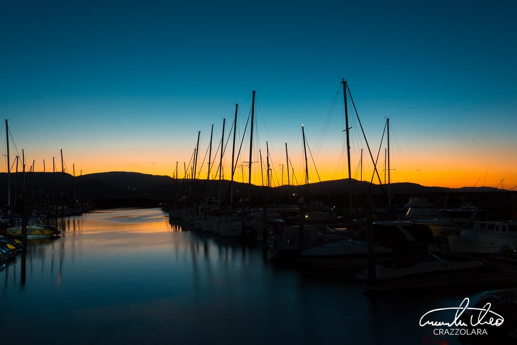 Airlie Beach Harbour Sunset