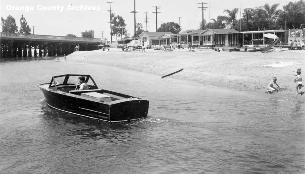 Bayshore trailer park and landing, Newport Beach