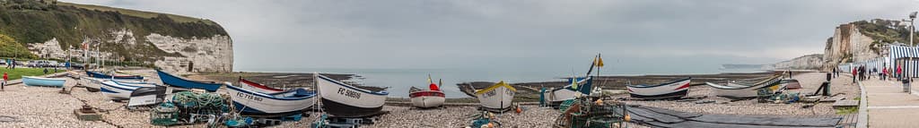 180° view from the Yport beach