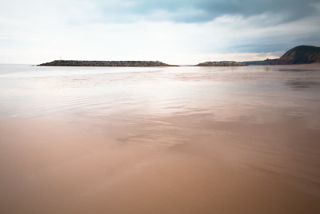 Sidmouth beach - long exposure