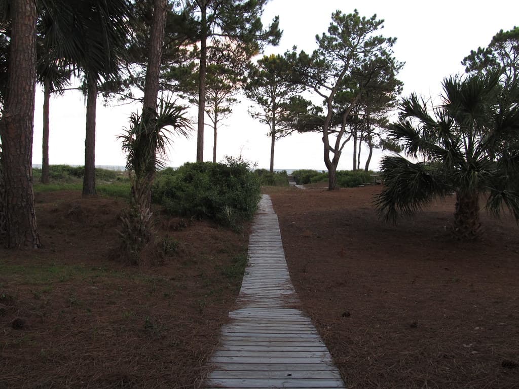 Path from Beach to Hilton Head Island Rental House, South Carolina