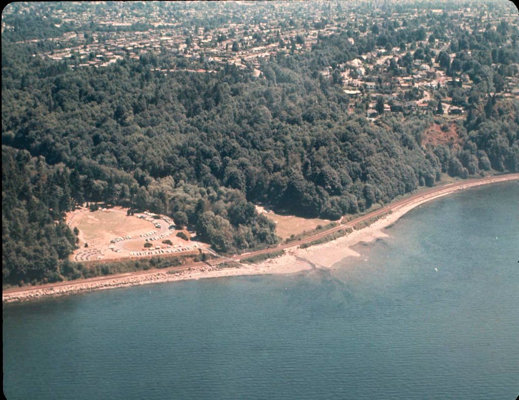 Aerial of Carkeek Park, 1969