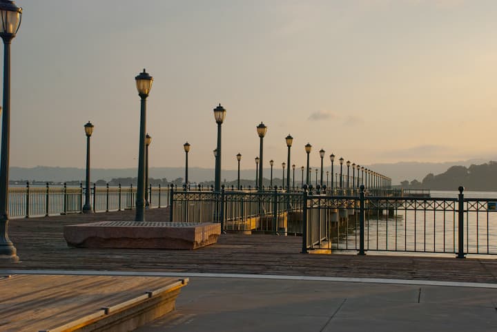 Northward Embarcadero Morning Stroll Eastward SKy