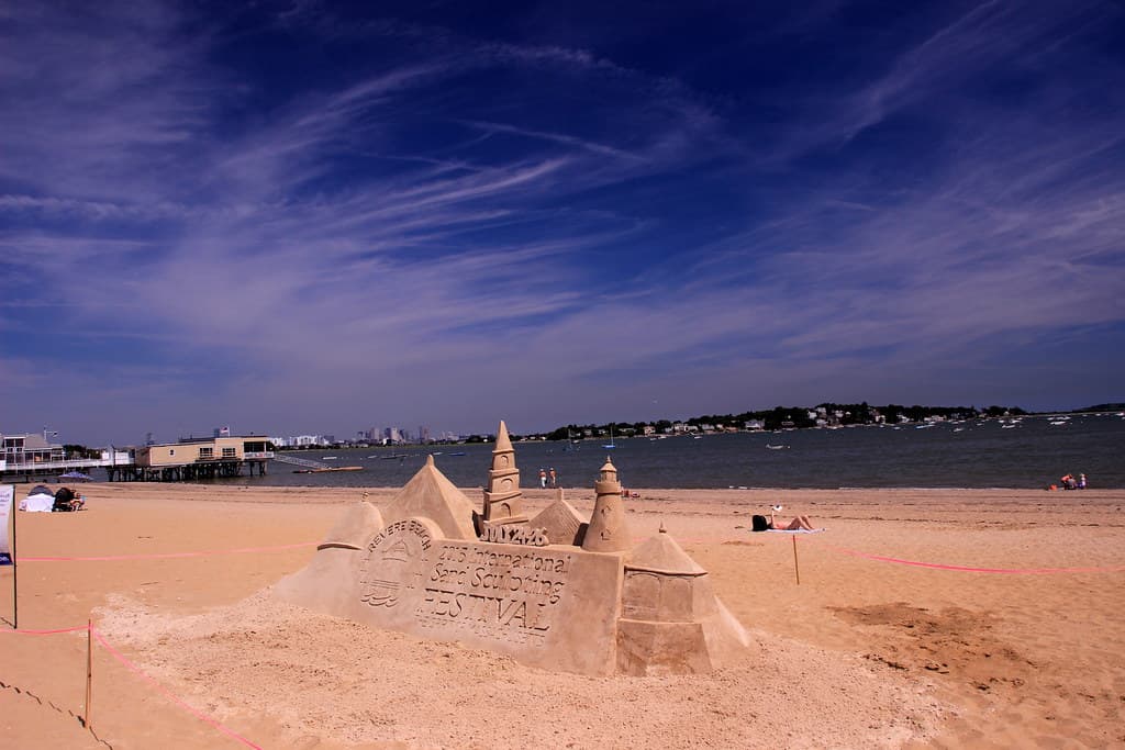 Sand Sculpture, Wollaston Beach, Quincy, MA, July 17, 2015
