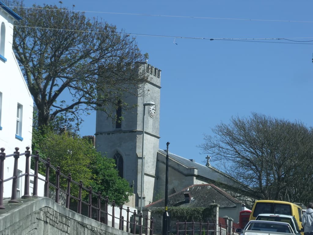 Isle of Portland - drive to Portland Bill - Church of St John, Fortuneswell