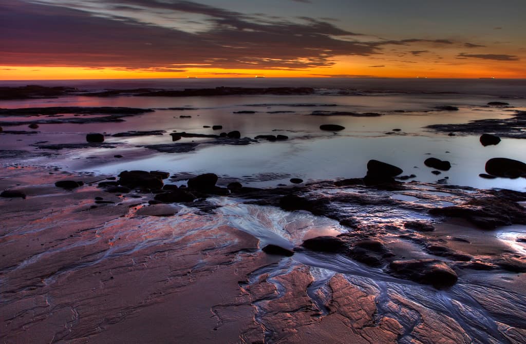 Bellambi Beach Sunrise - HDR