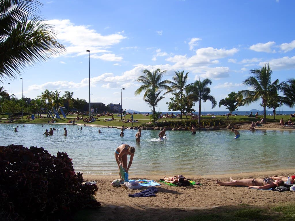 The lagoon at Airlie