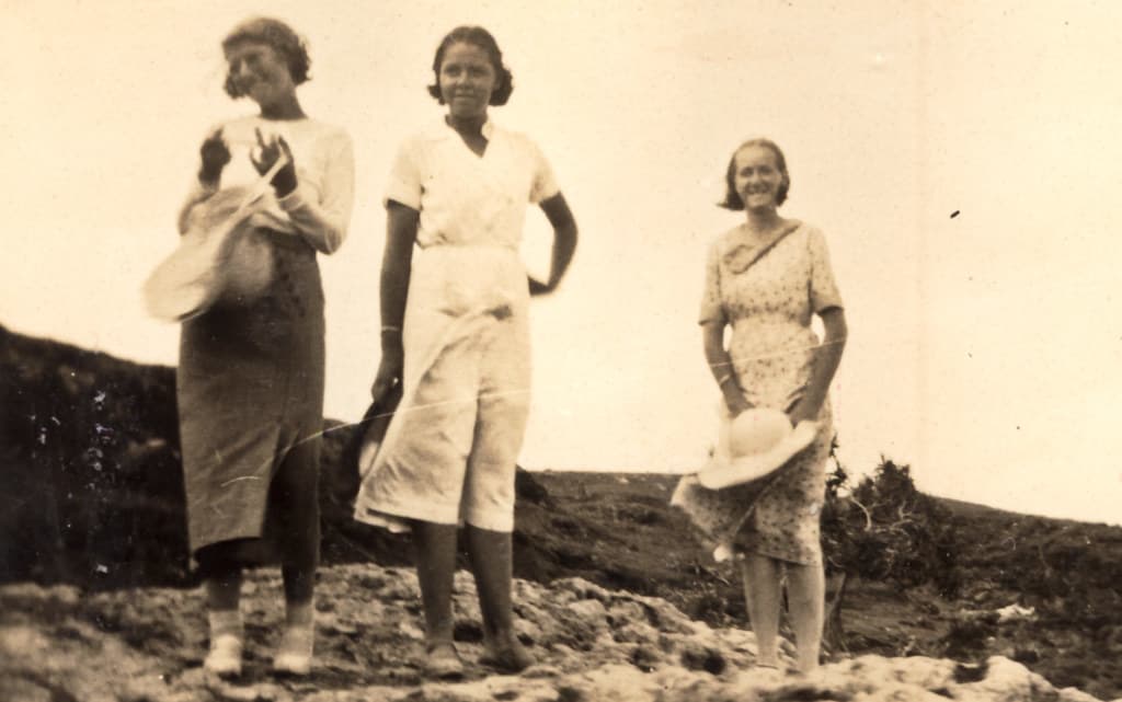 At the Beach ... 1935 (a guess).