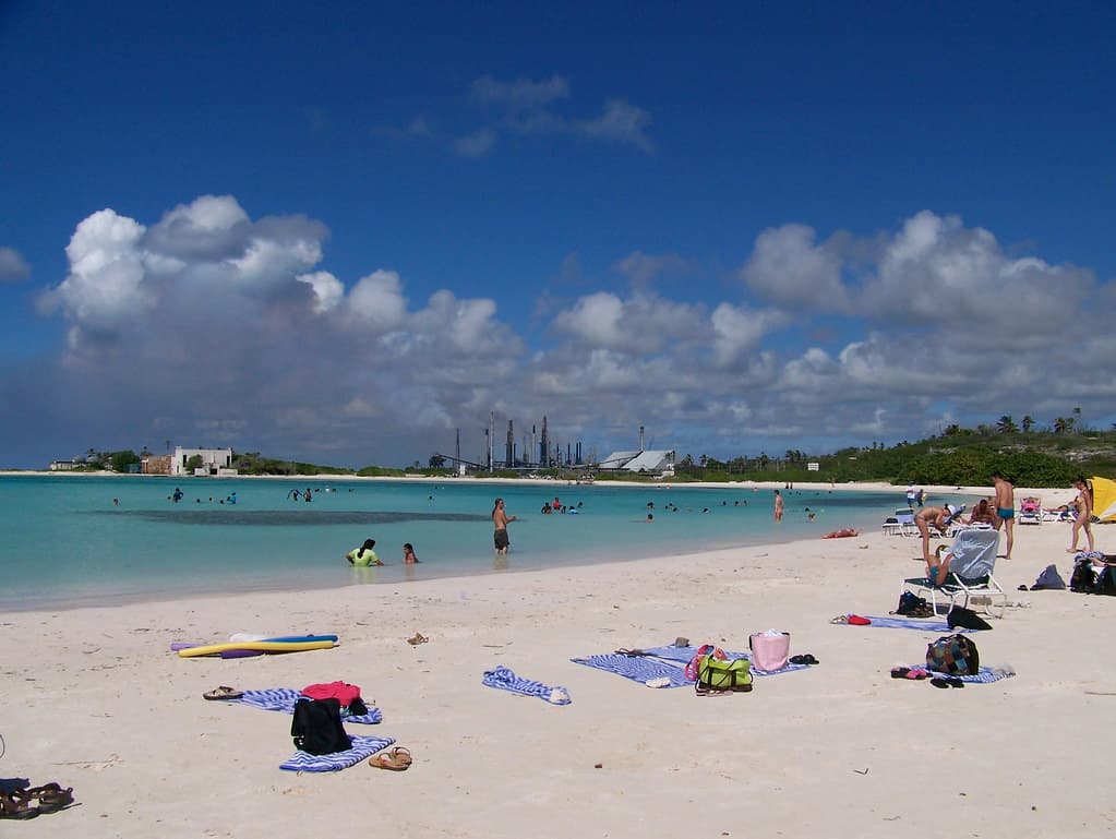Savaneta Reef Beach — photo by globewriter
