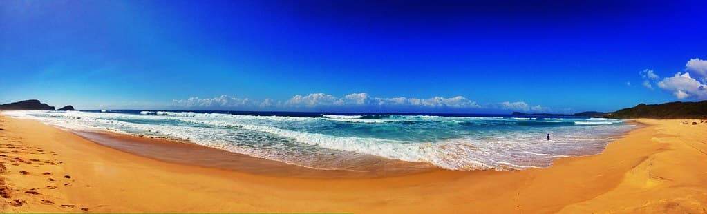 Sandbar beach