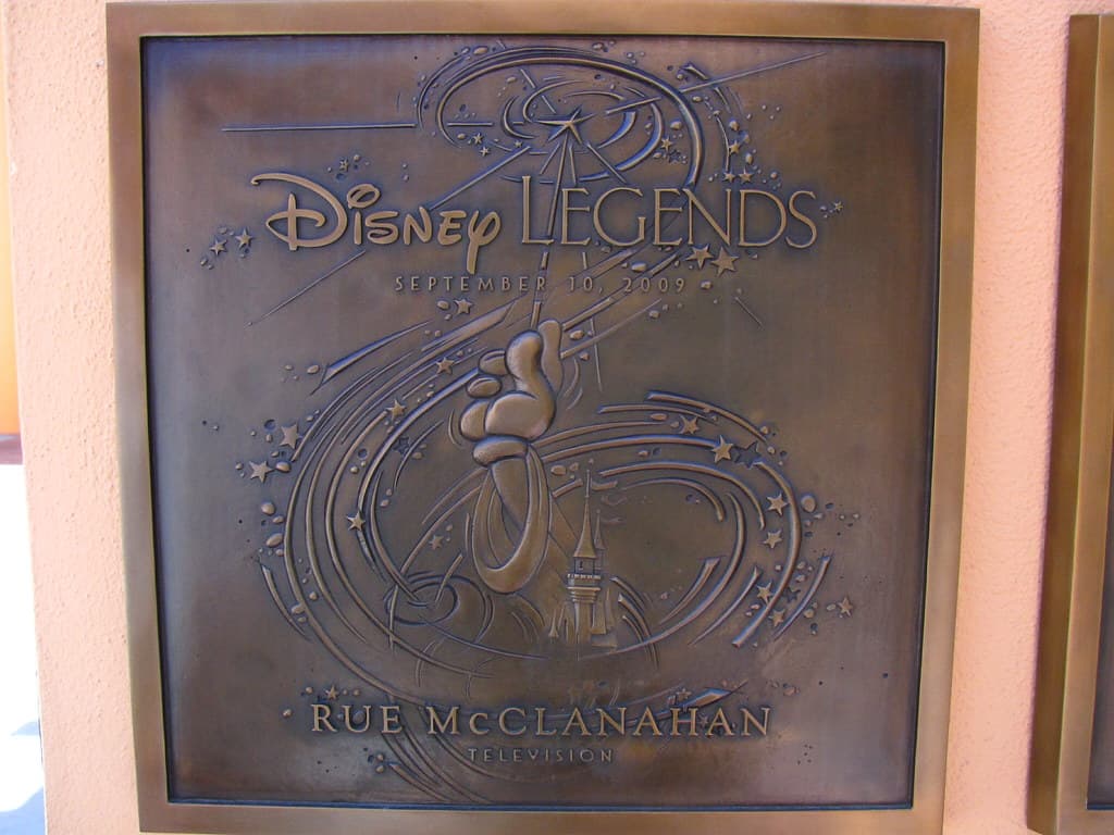 Rue McClanahan Disney Legend at the Disney Legends Plaza