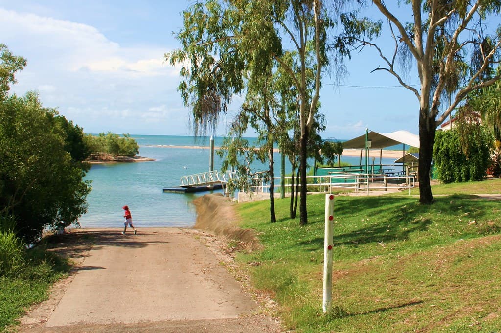 Boat ramp at balgal beach