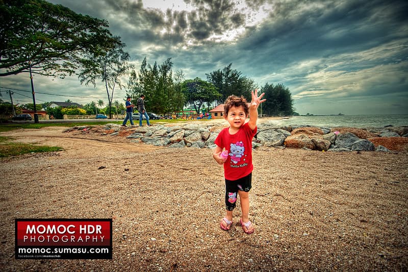 pantai puteri malacca portrait malaysia hdr photography tutorial bahasa malaysia
