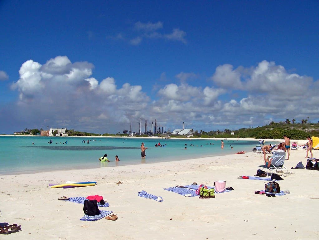 Savaneta Reef Beach — photo by globewriter