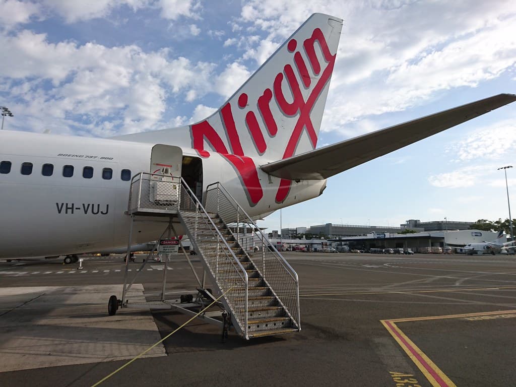Virgin Australia VH-VUJ Boeing 737-8FE Rosebud Beach