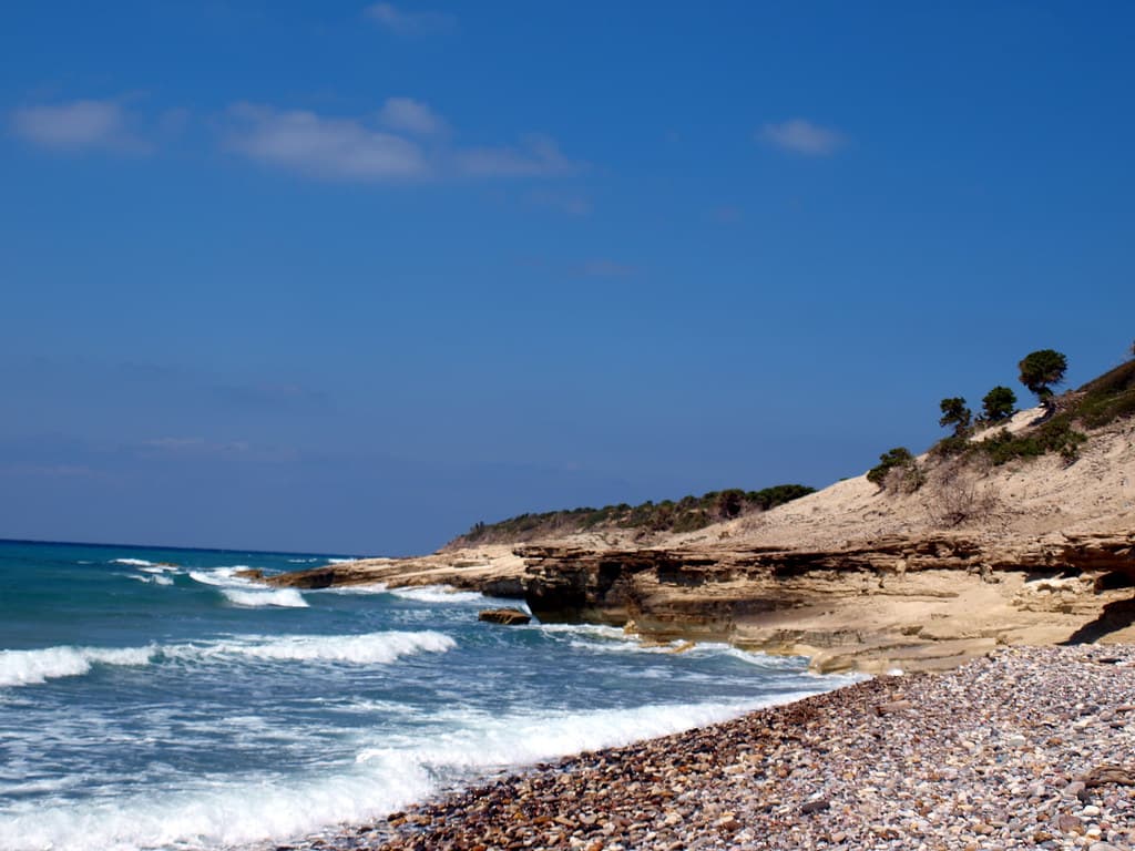 Kamari Beach — photo by mdanys