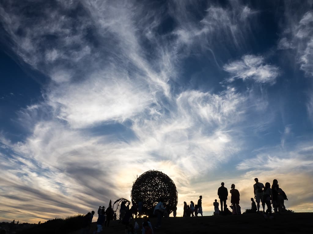 Sunset Crowd