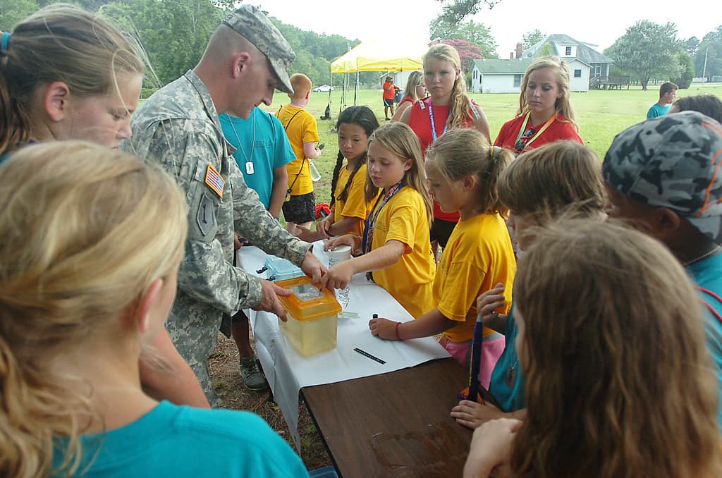 Military kids enjoy 8th annual Va. Guard Youth Camp