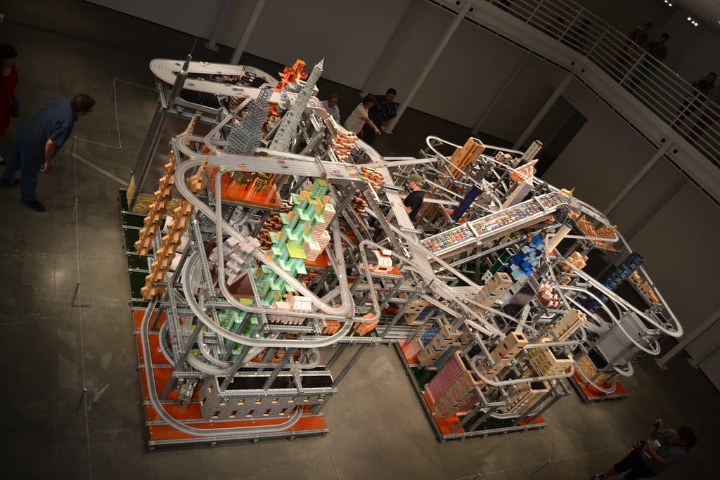Chris Burden's Metropolis II  at LACMA