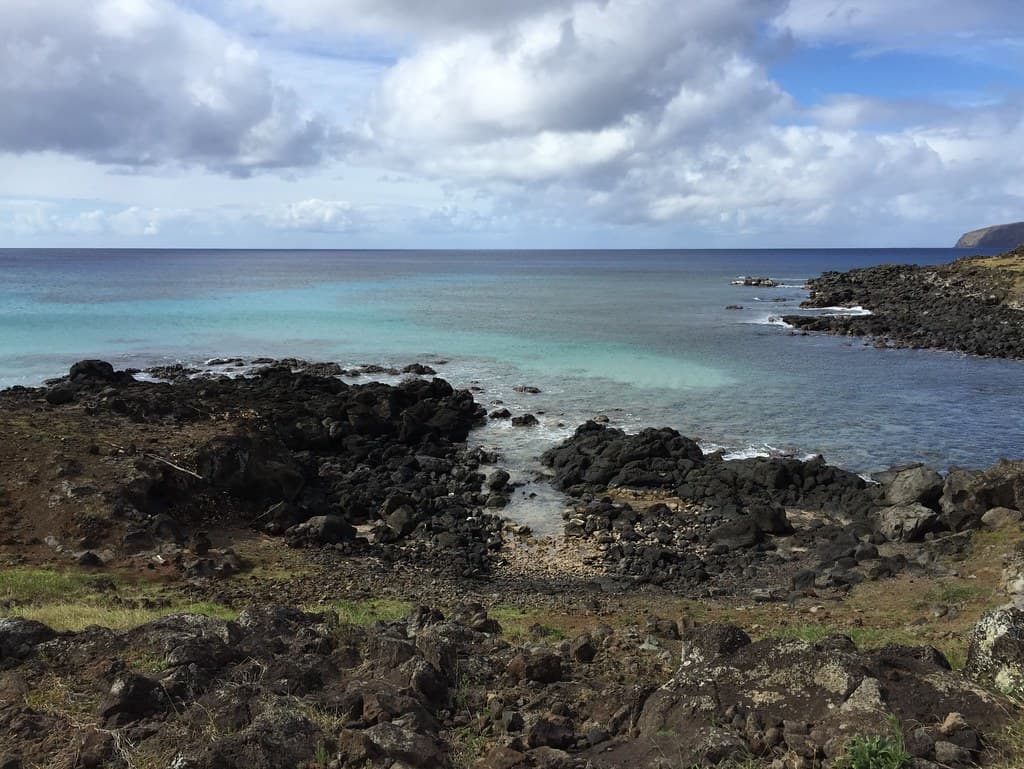 Ovahe beach, the North Coast, Rapa Nui (Easter Island), Chile, Oceania.
