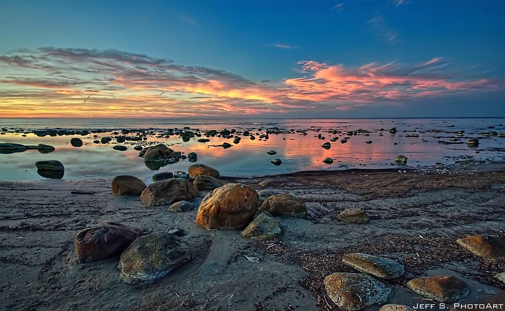 An evening at the beach