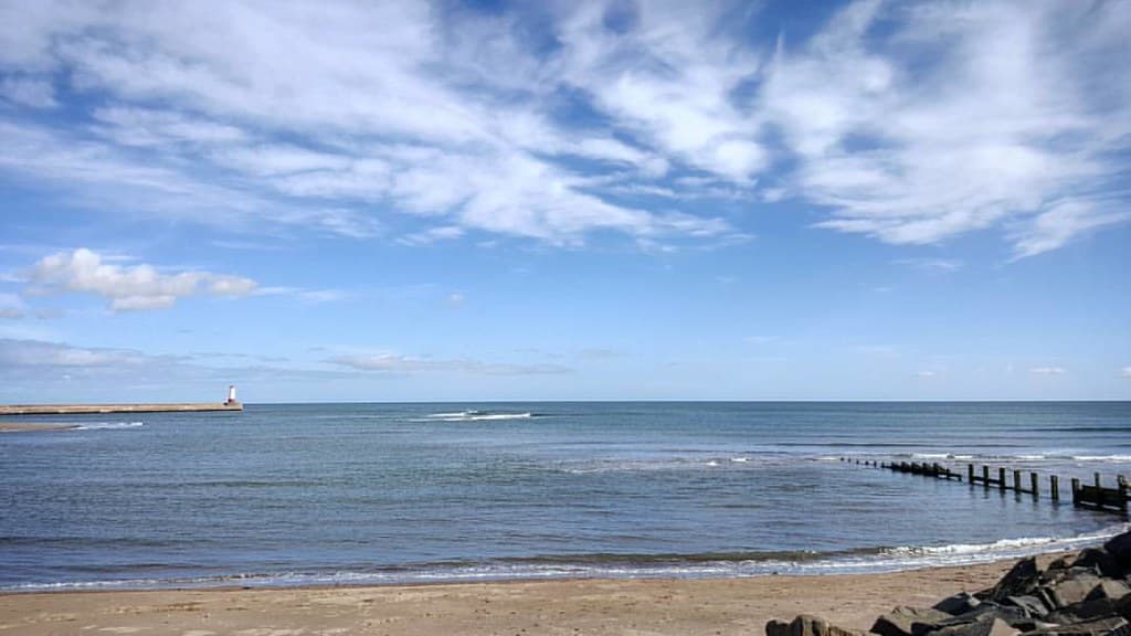 Cheswick Sands — photo by J Mark Dodds [a shadow of my future self]